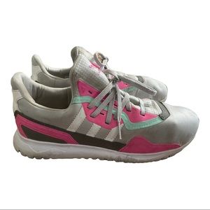 Adidas Originals Flex Shoes Pink /Grey Size : 6 FX5320